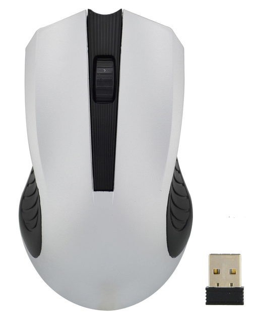 Беспроводная оптическая мышь Zeus M220 Silver (6968) - изображение 1