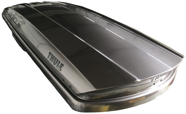 Автомобильный бокс на крышу Thule Dynamic L (900) titan б.у - изображение 3