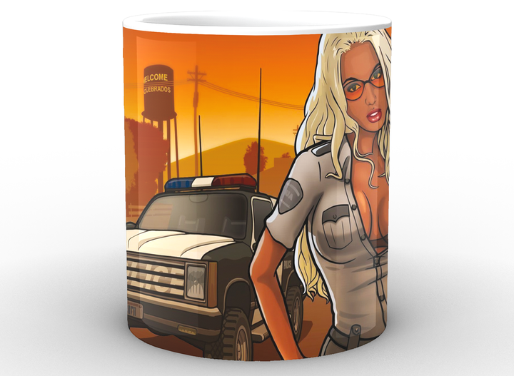 Кружка чашка Gee! GTA ГТА полиция GT.02.12 - изображение 2