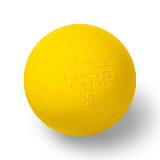 Массажный мяч для триггерных точек Champion Lacrosse Balls 6 см Yellow