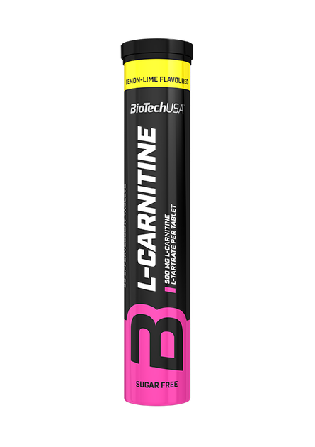 Л-карнитин BioTech Effervescent L-Carnitine 500 mg (20 таб) биотеч лимон-лайм - Фото 1 Л-карнитин BioTech Effervescent L-Carnitine 500 mg (20 таб) биотеч лимон-лайм - изображение 1