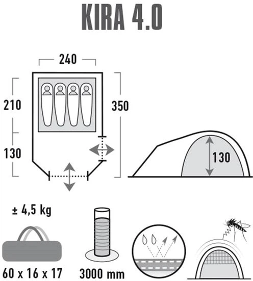 Namiot High Peak Kira 4.0 10373 (4001690103732) - obraz 9