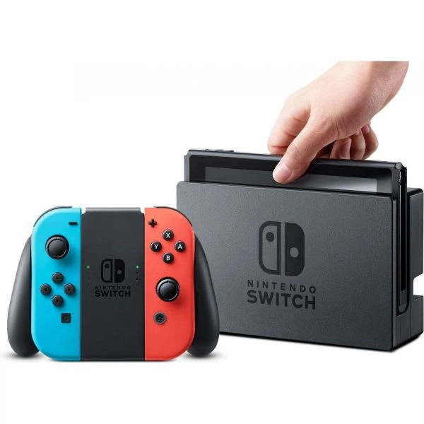 Nintendo Switch Neon Blue-Red + Гра The Elder Scrolls V: Skyrim