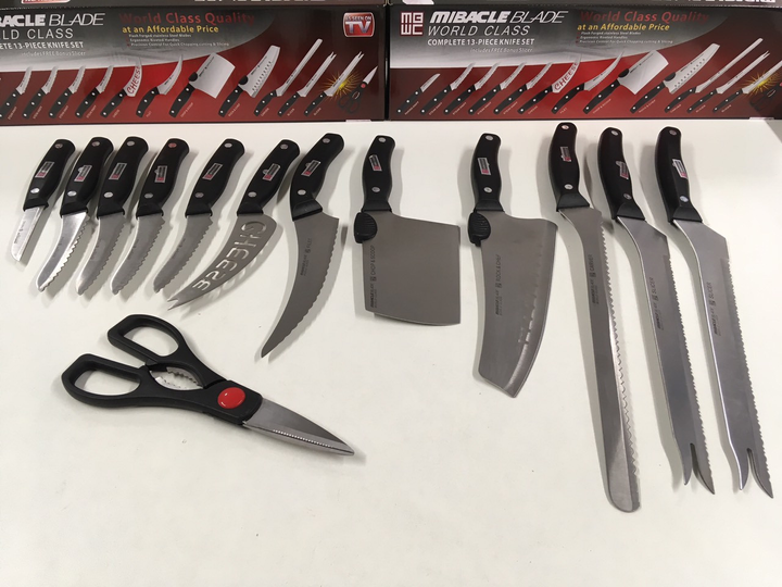 Набор профессиональных кухонных ножей Miracle Blade World Class 13 in 1 ART-4361/1305 (par_NOZH 4361 1305) - изображение 4