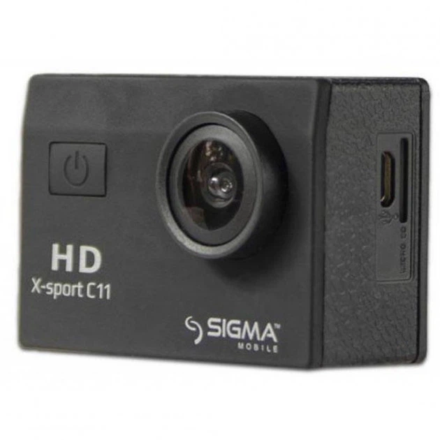 Экшн-камера Sigma Mobile X-Sport C11 Black - Фото 2 Экшн-камера Sigma Mobile X-Sport C11 Black - изображение 2
