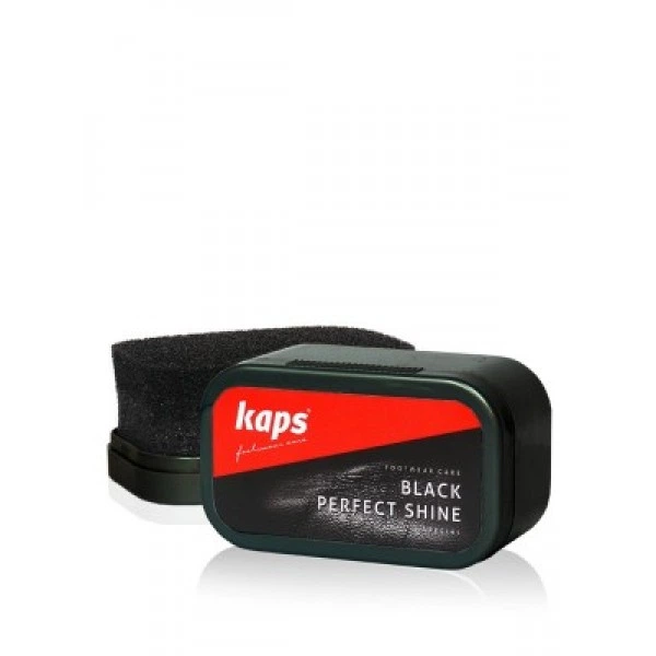 Черная губка для обуви Black Perfect Shine Kaps - Фото 1 Черная губка для обуви Black Perfect Shine Kaps - изображение 1