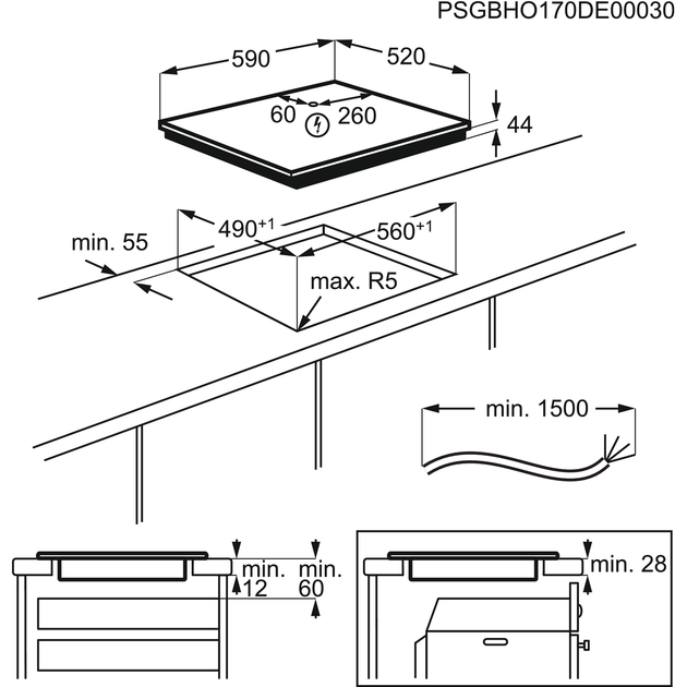 Варочная поверхность индукционная ELECTROLUX IPE6453KF - изображение 14