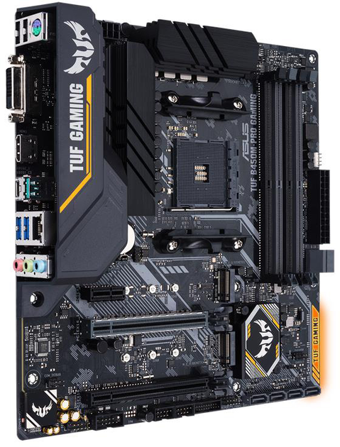 Материнская плата Asus TUF B450M-Pro Gaming (sAM4, AMD B450, PCI-Ex16 ...