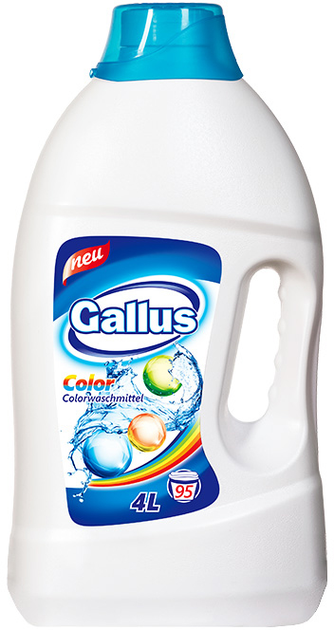 Гель для стирки Gallus Color 4 л (4251415300186) – купить онлайн на ROZETKA