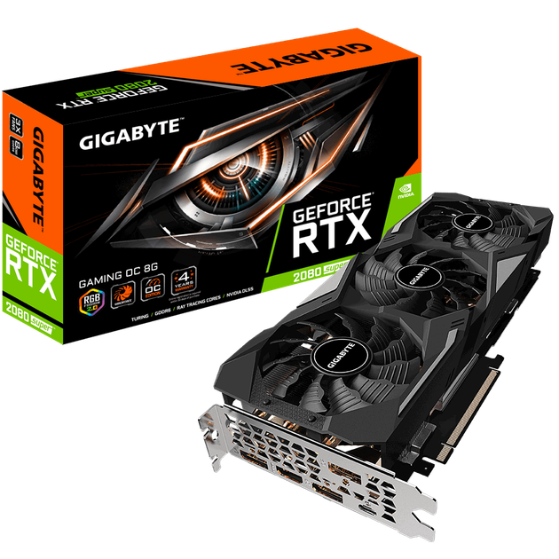 Видеокарта Gigabyte GeForce RTX 2080 Super Gaming OC 8Gb DDR6 256