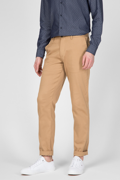 Мужские бежевые чиносы TAPERED TECH STRETCH TWILL FLEX Tommy Hilfiger ...