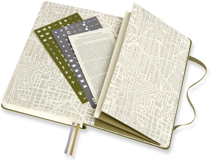 Записная книга Moleskine Passion Путешествия Подарочное издание 13 х 21 см 400 страниц в линейку Зелёная (8058647620268) - изображение 7