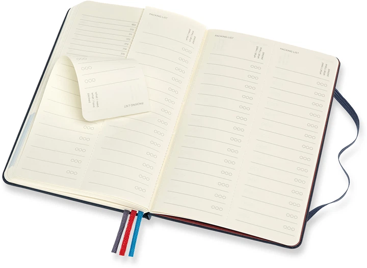 Записная книга Moleskine Вояжёр 11.5 х 18 см 208 страниц в линейку Синяя (8058647620374) - изображение 7