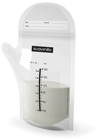 Torebki do przechowywania pokarmu Suavinex 180 ml (400639) - obraz 2