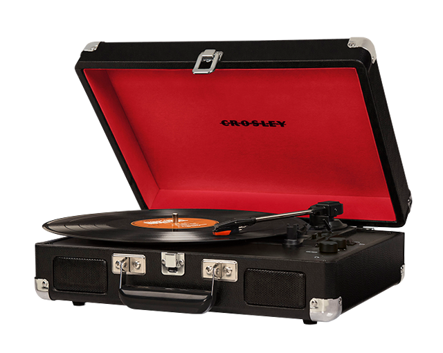 Програвач вінілу Crosley Cruiser Deluxe Black/Red c Bluetooth