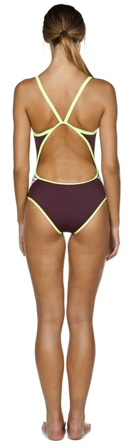 Купальник Arena W Stripe Super Fly Back One Piece, бордовий /001195-436/ 40 - Фото 3 Купальник Arena W Stripe Super Fly Back One Piece, бордовий /001195-436/ 40 - зображення 3