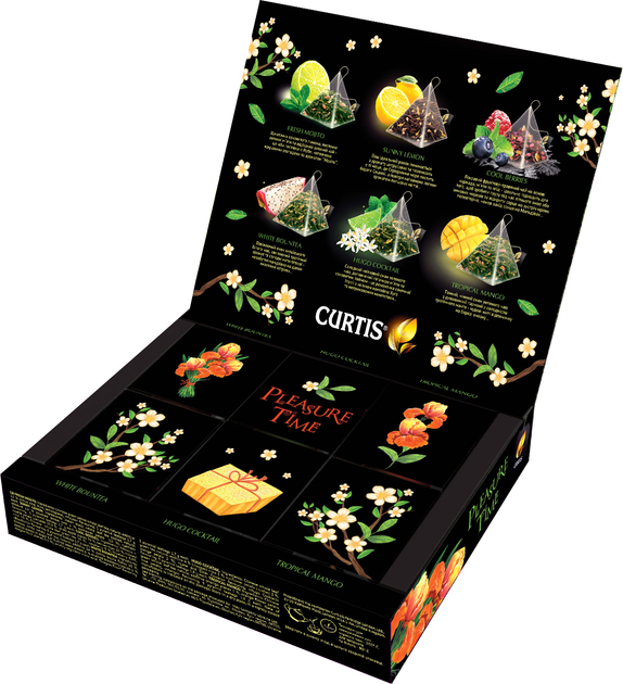 Набор чая Curtis ассорти Assorti Tea Collection Pleasure Time 30 ...