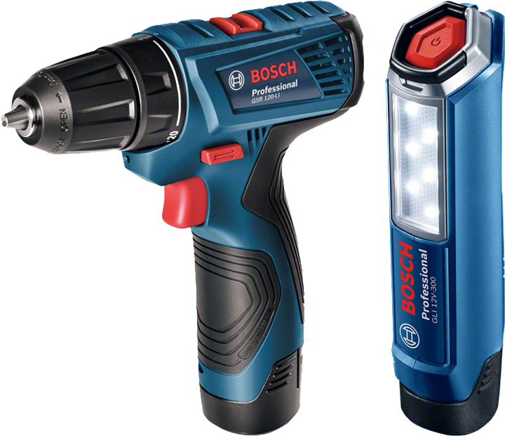  дрель-шуруповерт Bosch Professional GSR 120-LI 2 А·ч .