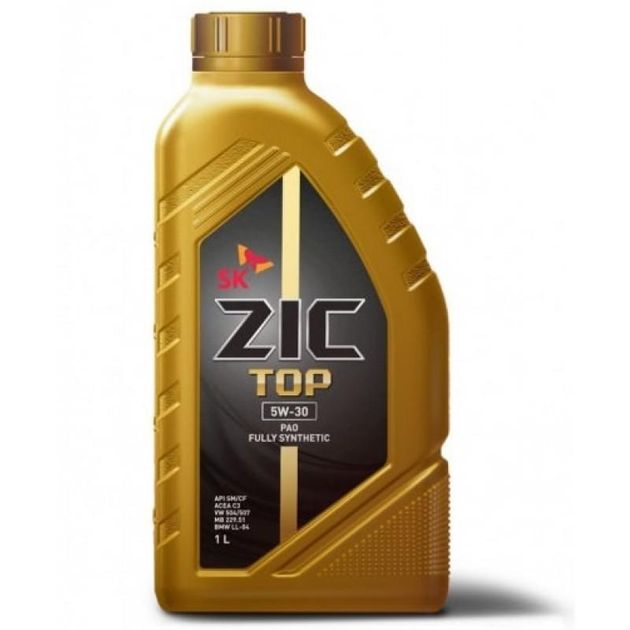 Моторное масло ZIC TOP 5W-30 1л – фото, отзывы, характеристики в ...