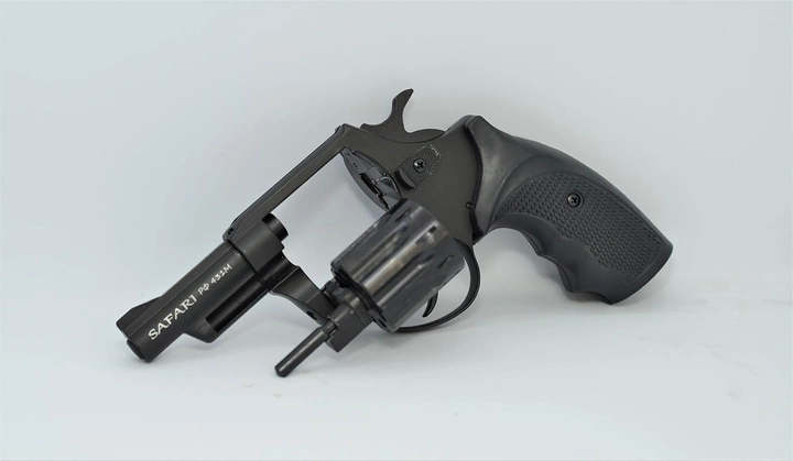 Револьвер под патрон Флобера Safari RF-431 cal. 4 мм пластиковая рукоятка, BLACK CERAKOTE - изображение 2