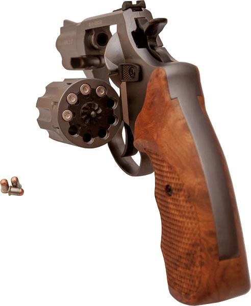 Револьвер под патрон Флобера Stalker Titanium 4,5" wood - изображение 2