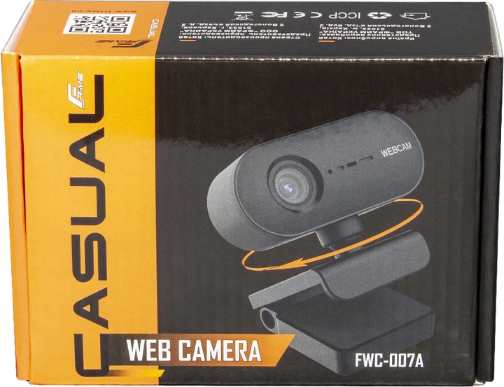Веб-камера Frime FWC-007A FHD Black - изображение 6