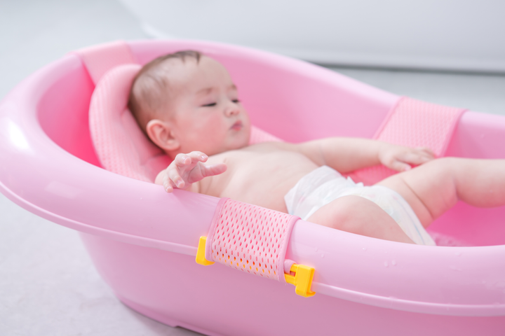 Гірка натяжна у ванночку Babyhood Рожева (BH-211P) (6923149603373) - зображення 7