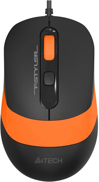 Мышь A4Tech FM10S USB Orange (4711421951494) - Фото 1 Мышь A4Tech FM10S USB Orange (4711421951494) - изображение 1