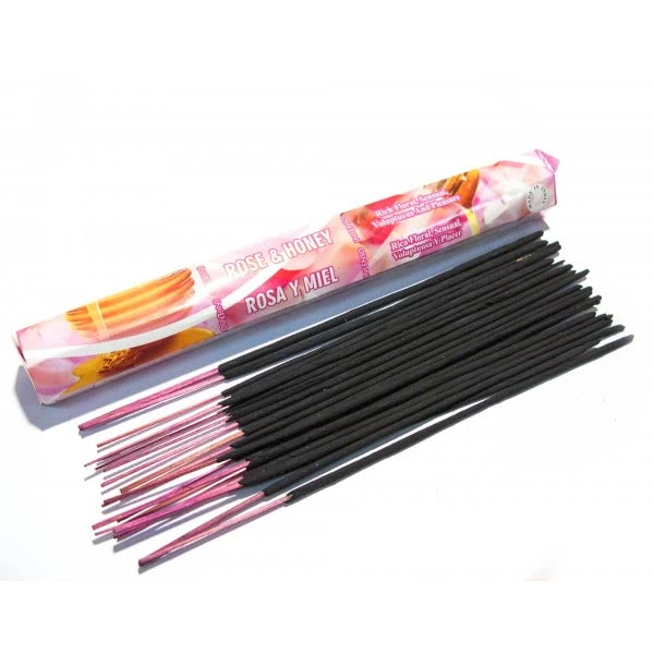 Пахощі Rose & Honey (Роза І Мед)(Darshan)Шестигранник 29215D - Фото 1 Пахощі Rose & Honey (Роза І Мед)(Darshan)Шестигранник 29215D - зображення 1