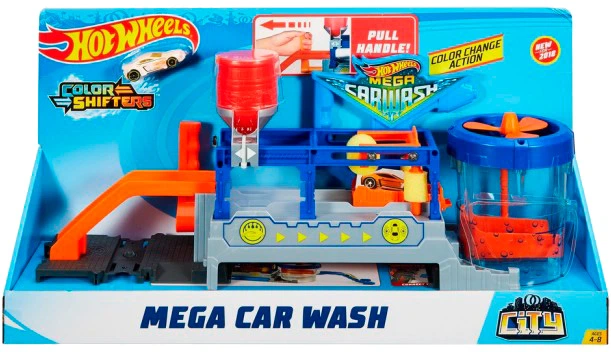 Игровой набор автотрек Hot Wheels Измени цвет Бешеная автомойка (08879616390889) (FTB66) - Фото 1 Игровой набор автотрек Hot Wheels Измени цвет Бешеная автомойка (08879616390889) (FTB66) - изображение 1