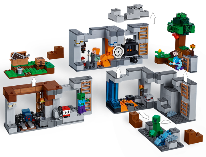 Lego Minecraft Приключения в шахтах 21147 - изображение 5