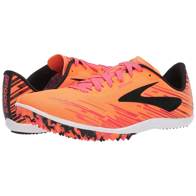 Шиповки для бега Brooks Mach 18 Spikeless Orange/Pink/Black,