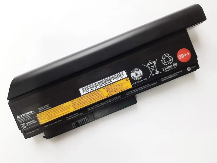 Батарея для ноутбука Lenovo ThinkPad X220 (29++), 8500mAh (94Wh), 9cell, 11.1V, Li-ion, черная, - Фото 2 Батарея для ноутбука Lenovo ThinkPad X220 (29++), 8500mAh (94Wh), 9cell, 11.1V, Li-ion, черная, - изображение 2