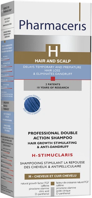Шампунь проти лупи Pharmaceris Pharmaceris H Stimupurin Specialist Hair для росту волосся 250 мл (5900717158719) - зображення 2