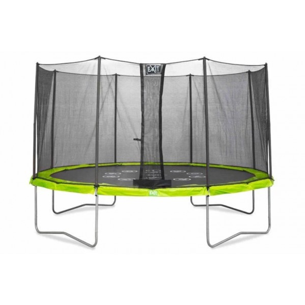 Батут Exit Toys Twist 366 см круглый с защитной сеткой + мат с цифрами ...