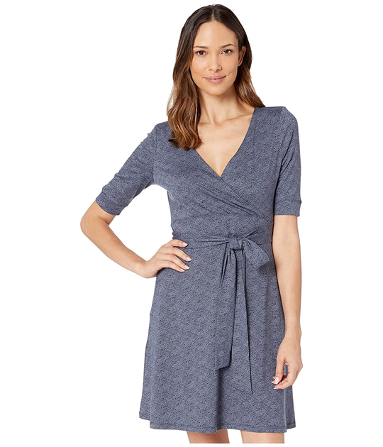 Cue wrap sale cafe dress