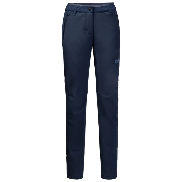 Штани утеплені ZENON SOFTSHELL PANTS WOMEN Jack Wolfskin 1505111-1910 40 Синій (4055001928019) - Фото 1 Штани утеплені ZENON SOFTSHELL PANTS WOMEN Jack Wolfskin 1505111-1910 40 Синій (4055001928019) - изображение 1