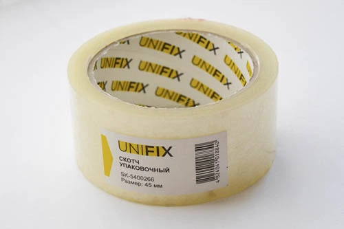 Скотч упаковочный 200м SK-5400266 UNIFIX - Фото 1 Скотч упаковочный 200м SK-5400266 UNIFIX - изображение 1