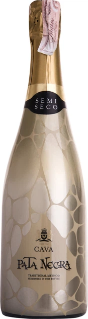 Вино ігристе Pata Negra Cava Semi Seco 0.75 л 11.5% (8410261114026) - зображення 1
