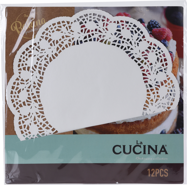 Салфетки ажурные под торт La Cucina 12 шт (C16500030) - изображение 1