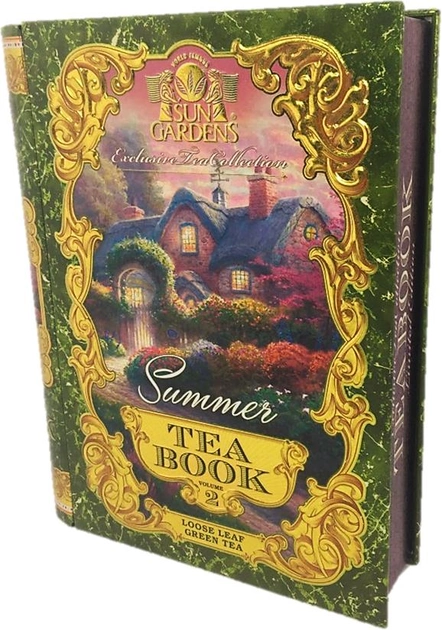 Акція на Чай зелений листовий Sun Gardens Книга чаю: Літо Том 2 жерстяна банка 100 г (SG 193) від Rozetka