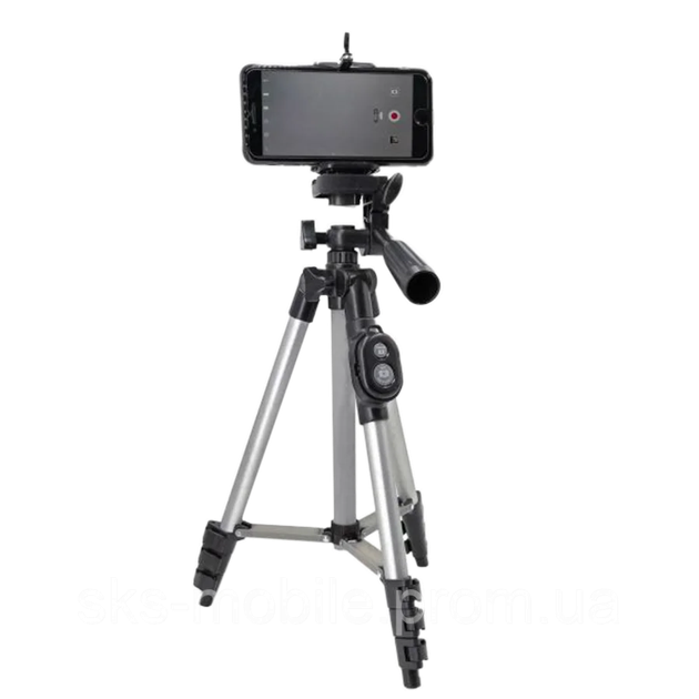 Штатив для камери і телефону ABX DK-3888 (1020мм) з пультом - зображення 5