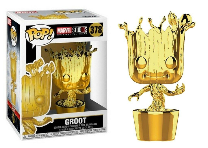 Фигурка Funko Pop Фанко Поп Marvel Studios 10 Groot Ch Марвел Грут 10 ...