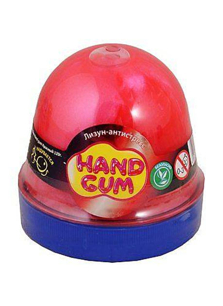 Лизун-антистресс "Hand gum" 120 г красный Фабрика Первых Фантазий ...
