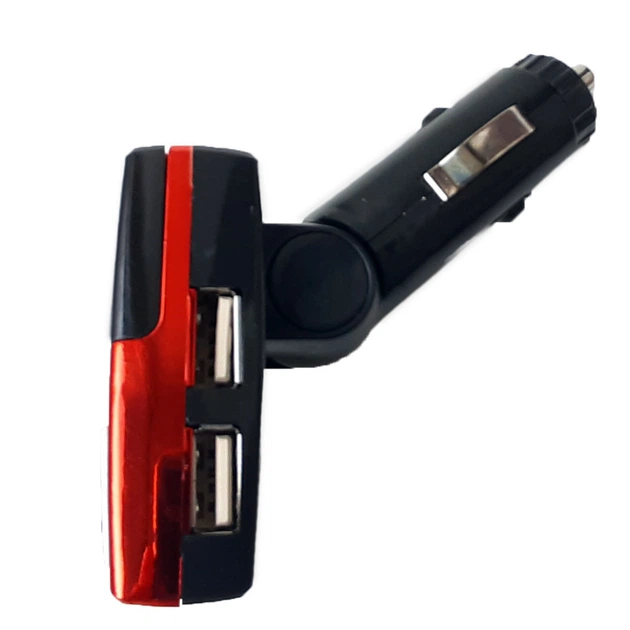 Автомобильный FM модулятор 990 USB/micro SD от прикуривателя Red (av038) - изображение 4
