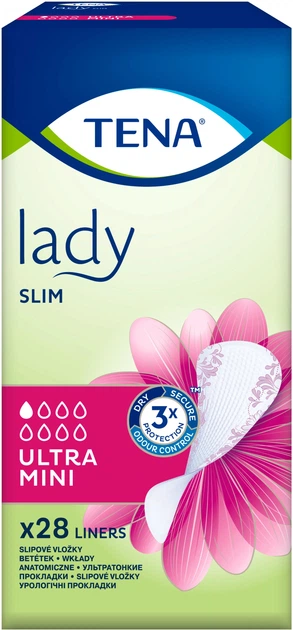 Урологічні прокладки Tena Lady Ultra Mini 28 шт. (7310791247649) - зображення 2