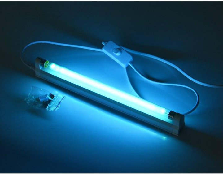 Кварцевая бактерицидная лампа DELUX с озоном 6 W - изображение 1