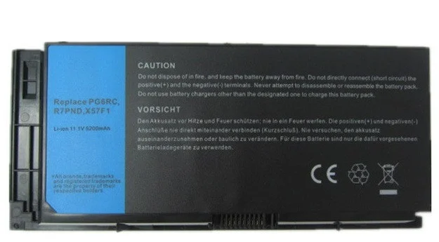 Акумуляторна батарея Dell 0FVWT4 (11.1V, 5200 mAh, Li-Ion) Precision M4600 Precision M4700 Precision M6600 Precision M6700 - Фото 1 Акумуляторна батарея Dell 0FVWT4 (11.1V, 5200 mAh, Li-Ion) Precision M4600 Precision M4700 Precision M6600 Precision M6700 - изображение 1