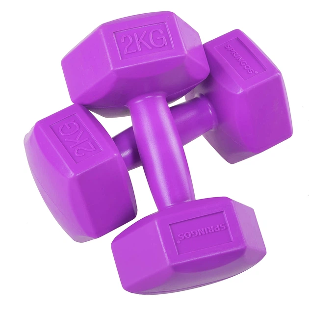 Гантелі Springos Hex 2 x 2 кг FA1032 - изображение 3