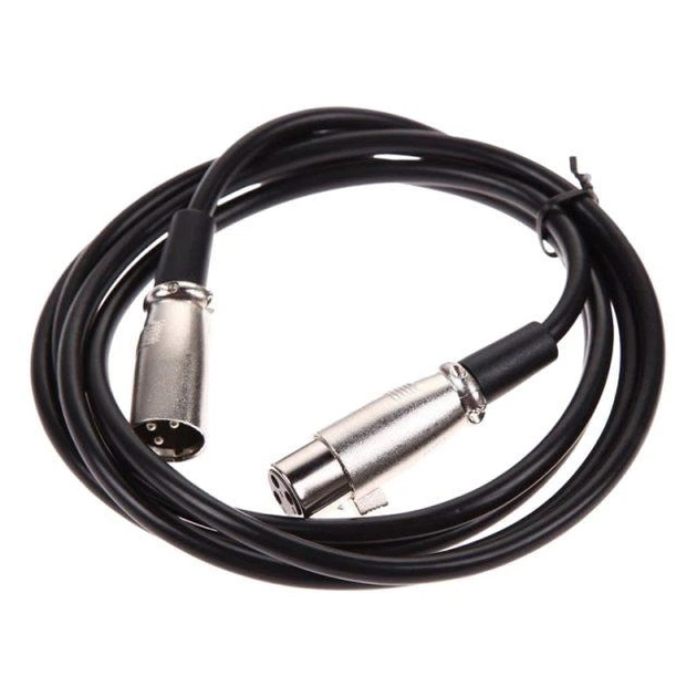 XLR-кабель ELIMA PM-3 2,5 м для мікрофона типу "тато-мама", 3-pin ...